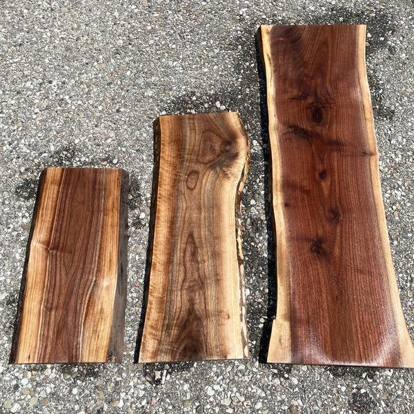 DIY Live Edge Walnut Charcuterie Boards – For Beginners & Experienced Woodworkers