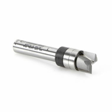 carbide router bit that is great for plunging and hogging out larger areas in a small area