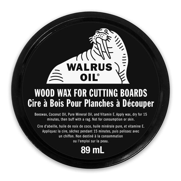 food safe wood wax that dries in fifteen minutes before you can buff it in. all natural ingredients it will give a slightly high scheen finish