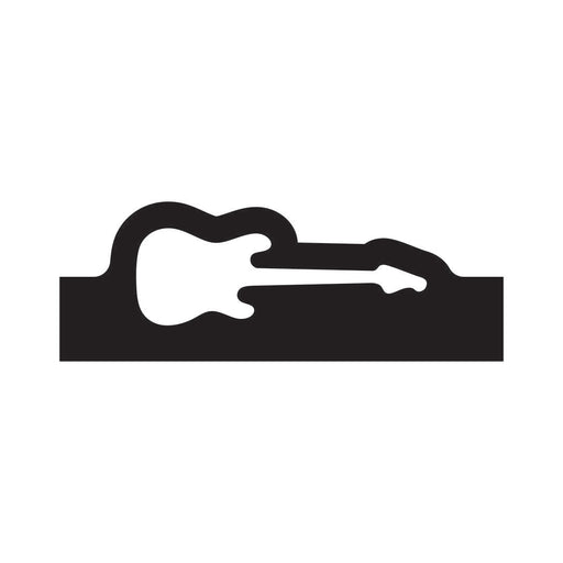 image showing a guitar on its side that is intended for a handle . can be traced or cut with router bits into a wood or epoxy board