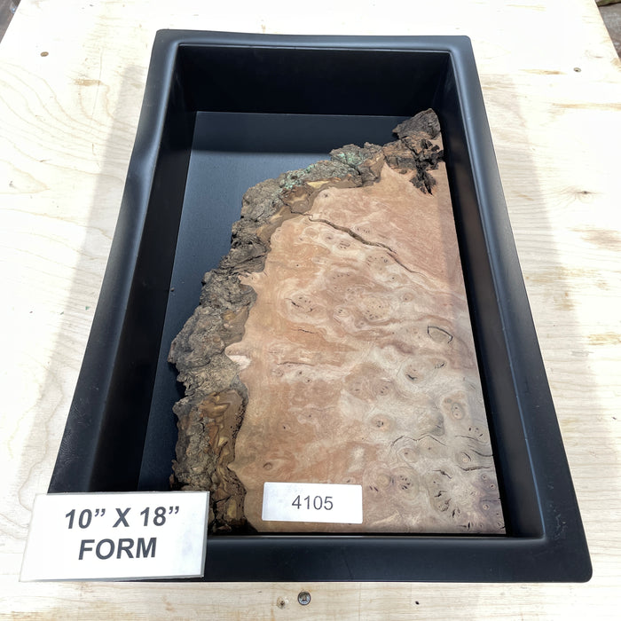 RARE Claro Walnut Burl (10" by 18")