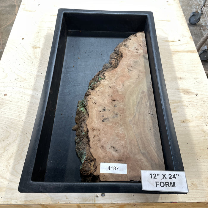 RARE Claro Walnut Burl (12" by 24")