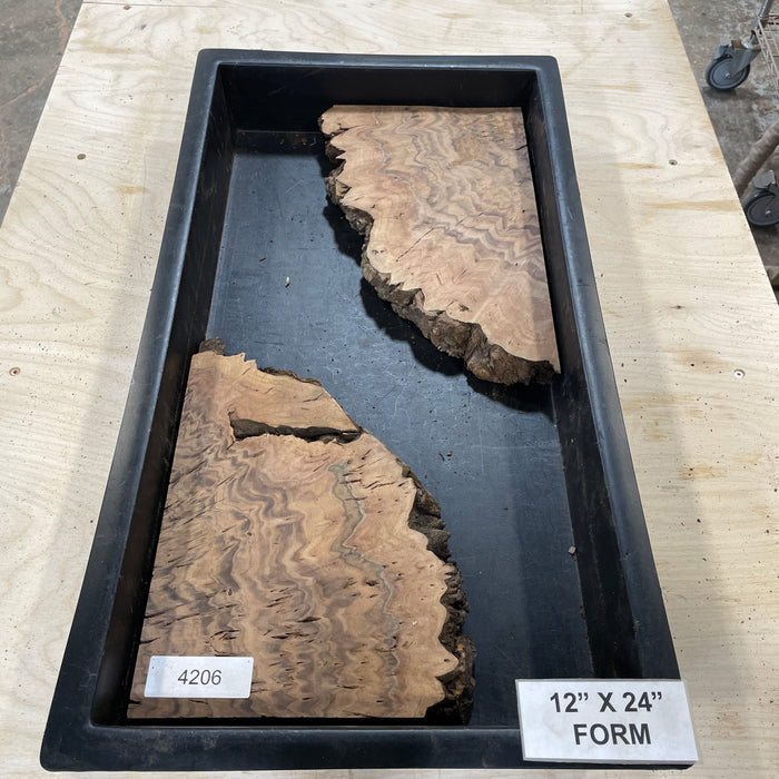 RARE Claro Walnut Burl (12" by 24")