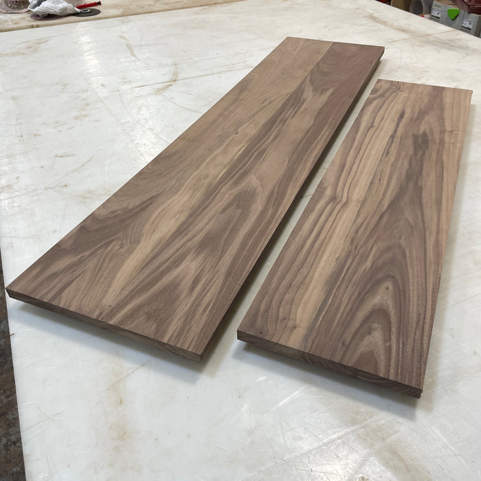 Walnut Wood Panels - 3/4" Solid Hardwood Boards for Shelves, Signs & DIY Projects
