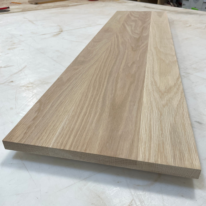 White Oak Wood Panels - 3/4" Solid Hardwood Boards for Shelves, Signs & DIY Projects