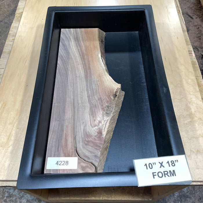 Walnut Wood Slices for Epoxy Projects – 10" x 18" Mold Layout Collection 1