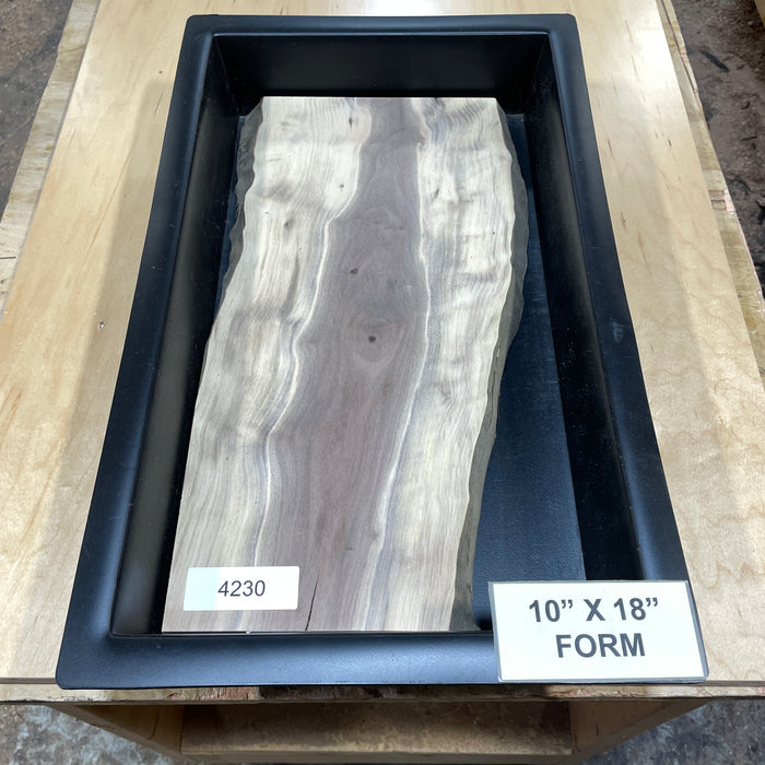 Walnut Wood Slices for Epoxy Projects – 10" x 18" Mold Layout Collection 1