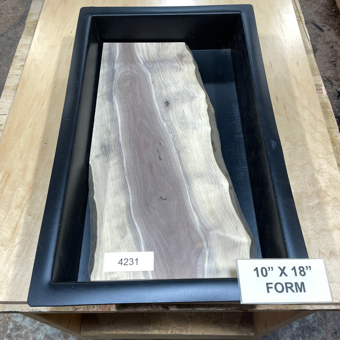 Walnut Wood Slices for Epoxy Projects – 10" x 18" Mold Layout Collection 1