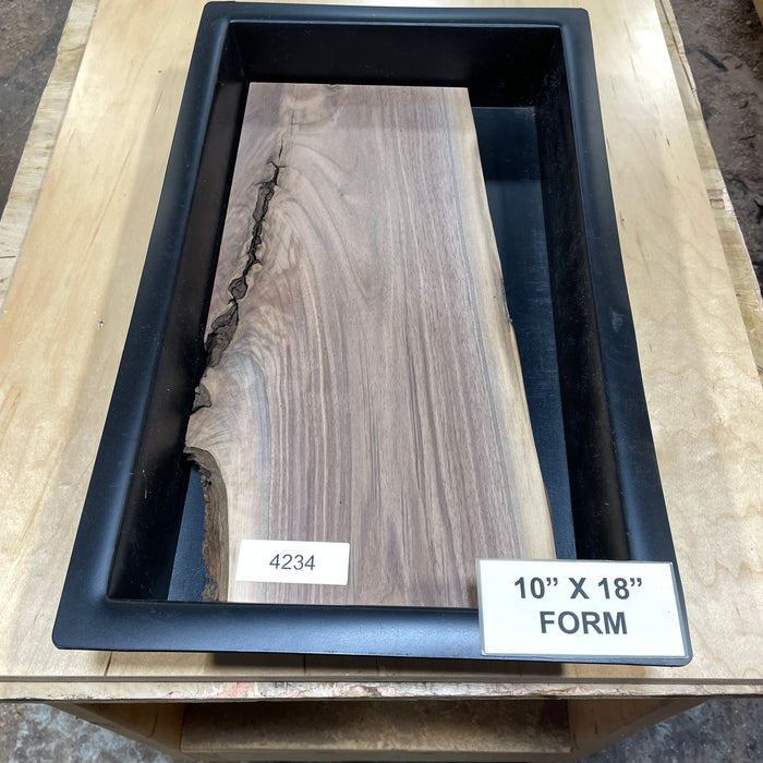 Walnut Wood Slices for Epoxy Projects – 10" x 18" Mold Layout Collection 1