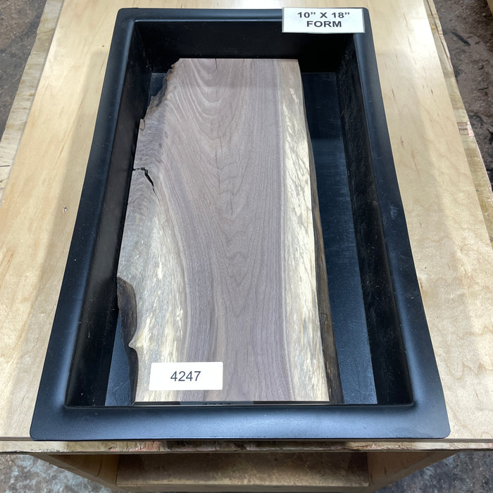 Walnut Wood Slices for Epoxy Projects – 10" x 18" Mold Layout Collection 1