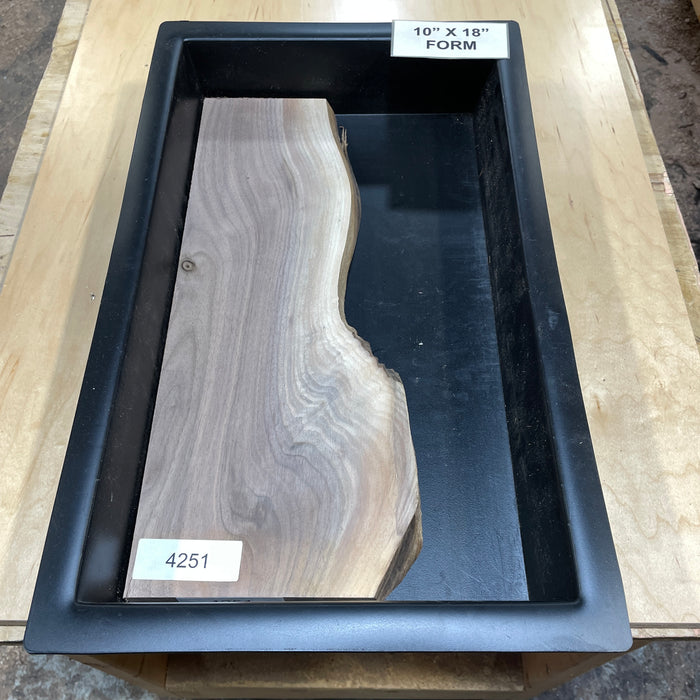 Walnut Wood Slices for Epoxy Projects – 10" x 18" Mold Layout Collection 1