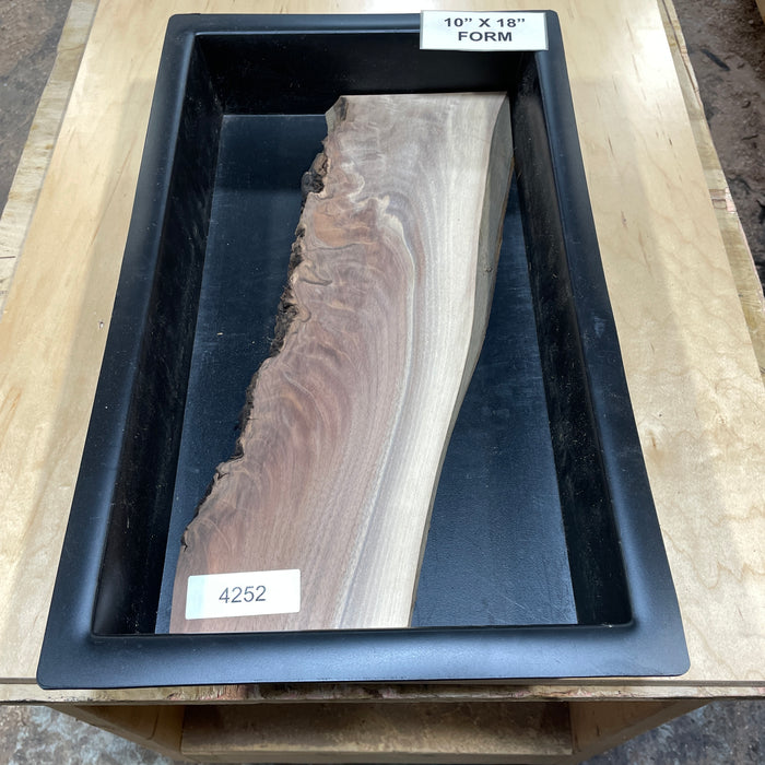 Walnut Wood Slices for Epoxy Projects – 10" x 18" Mold Layout Collection 1
