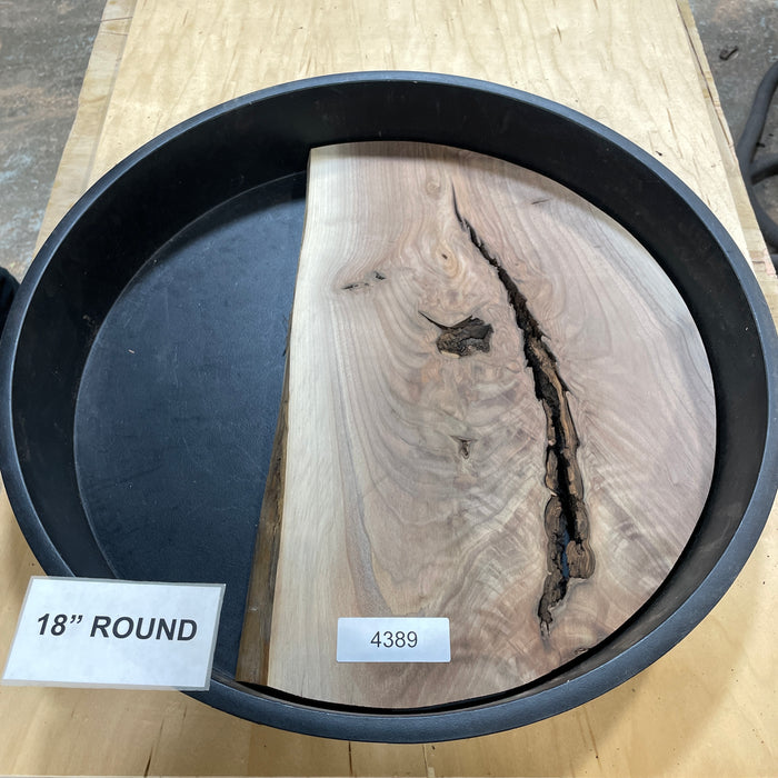 Walnut Slices Collection 2 (18" Round)