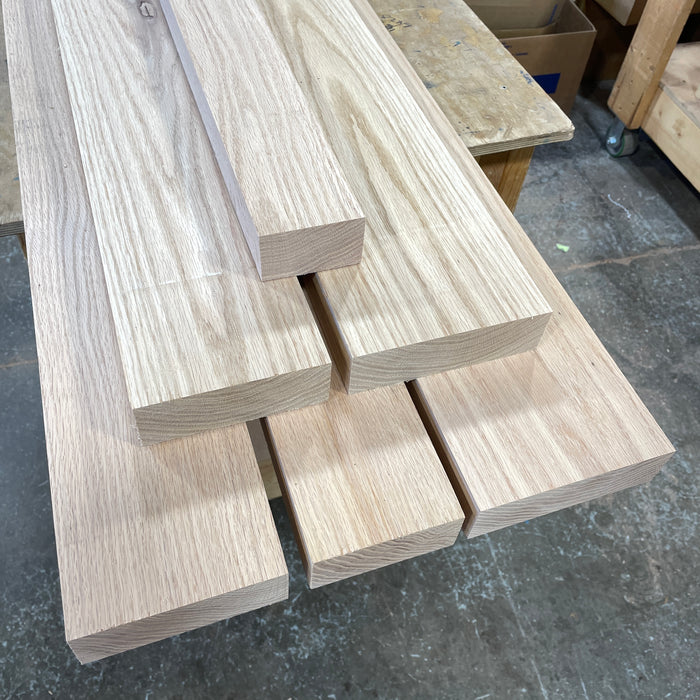 Red Oak Wood - 1.75" Thick - Select a Size