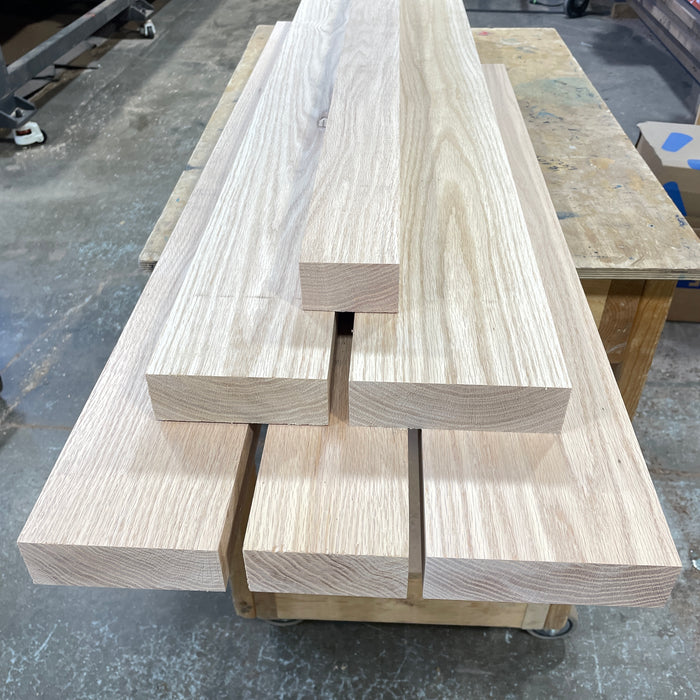 Red Oak Wood - 1.75" Thick - Select a Size