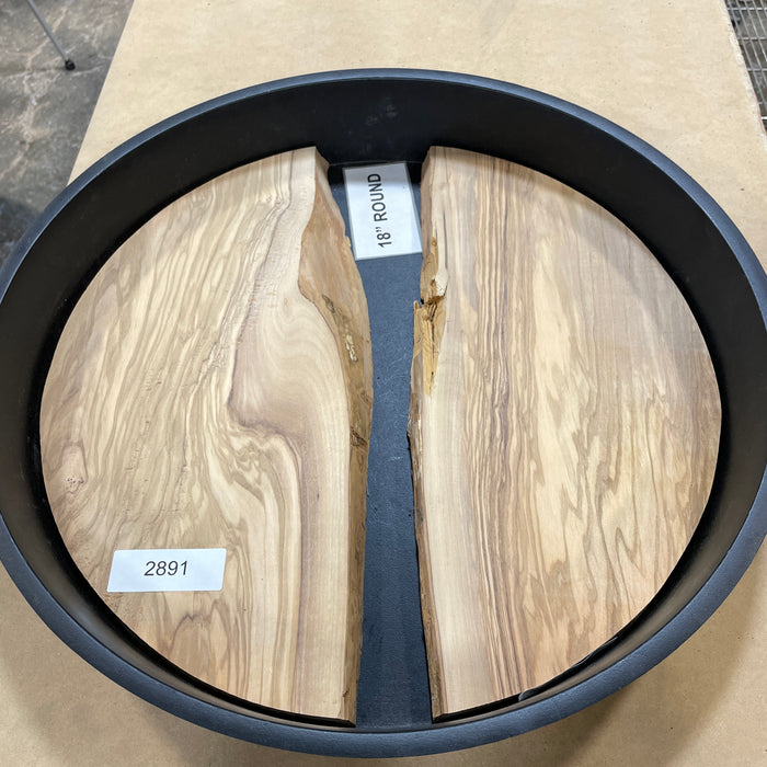 Olive Wood Slices Collection 1 (18" Round)