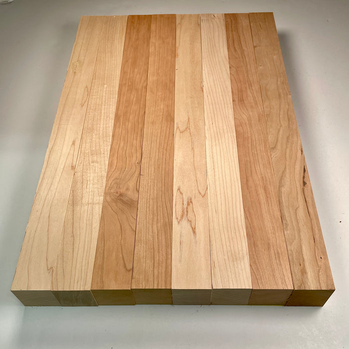 18" x 12" Maple + Cherry Butcher Block Strip Pack