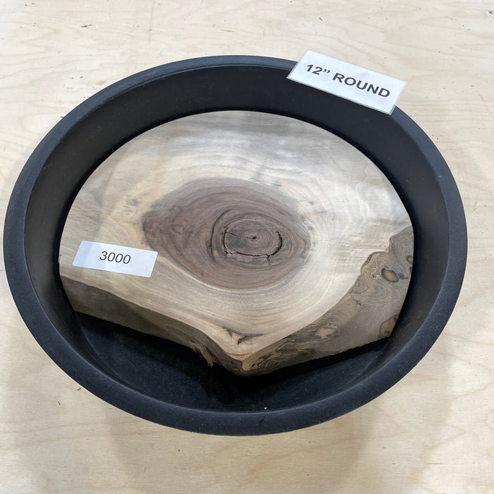 Walnut Slices Collection 4 (12" Round)