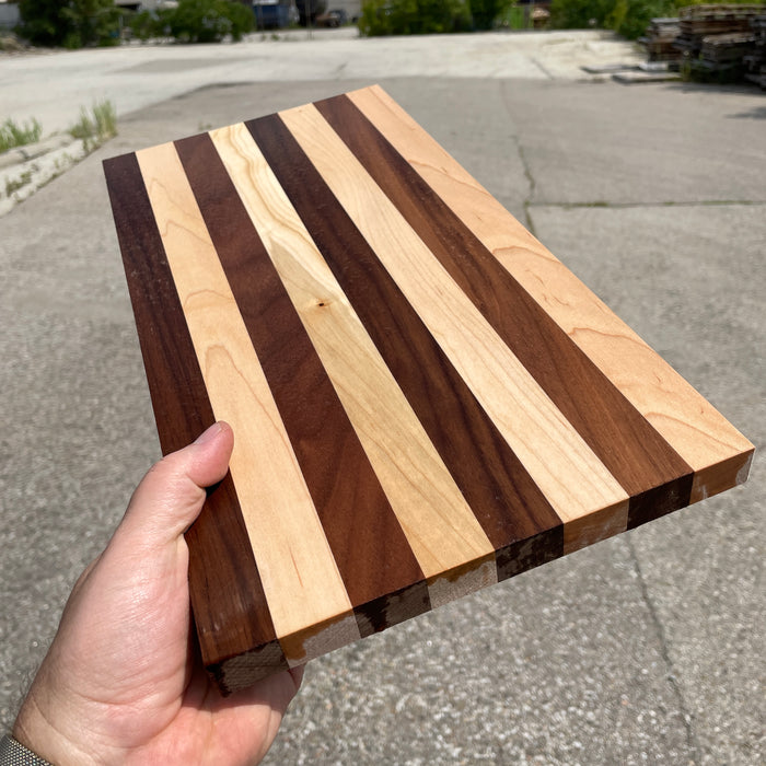 Classic Cutting Board Kit - Maple, Cherry & Walnut - Woodworkers