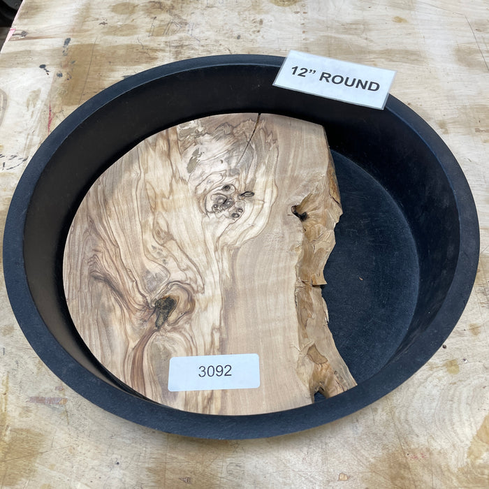 Olive Wood Slices Collection 1 (12" Round)