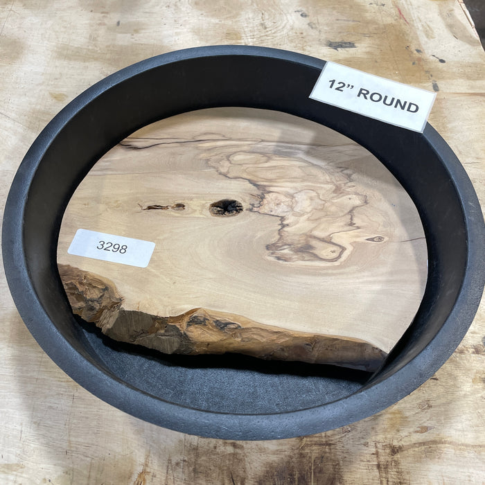 Olive Wood Slices Collection 4 (12" Round)