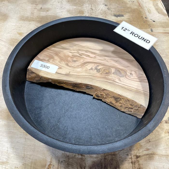 Olive Wood Slices Collection 4 (12" Round)