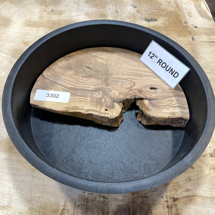 Olive Wood Slices Collection 4 (12" Round)