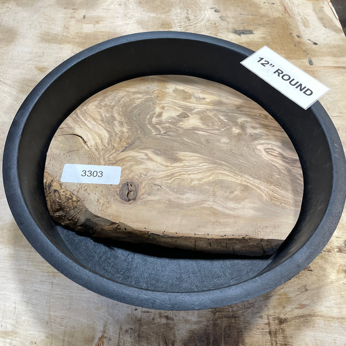 Olive Wood Slices Collection 4 (12" Round)