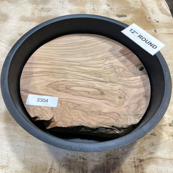 Olive Wood Slices Collection 4 (12" Round)