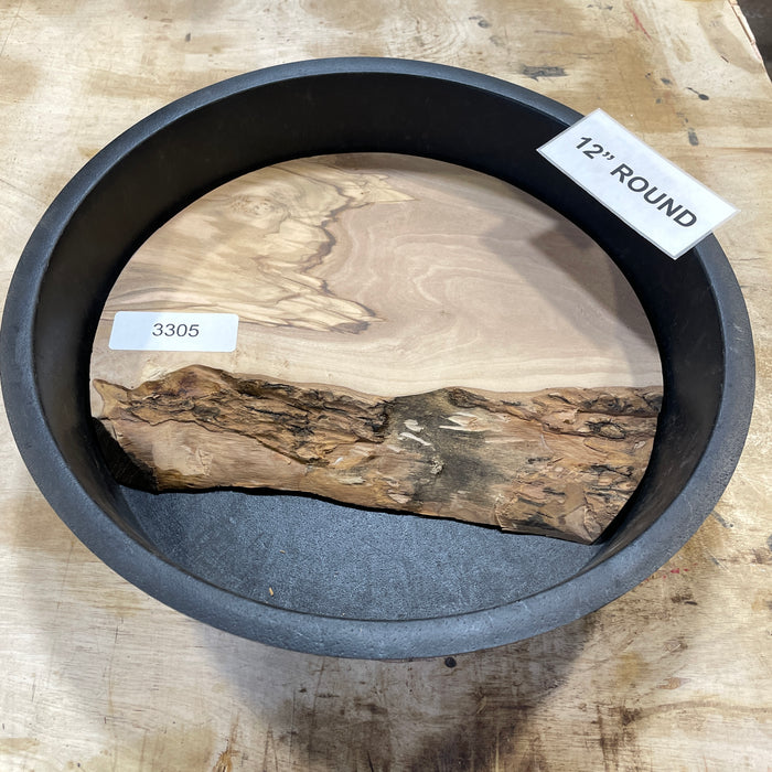 Olive Wood Slices Collection 4 (12" Round)