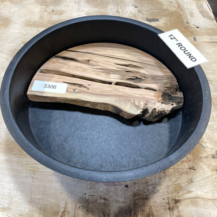 Olive Wood Slices Collection 4 (12" Round)