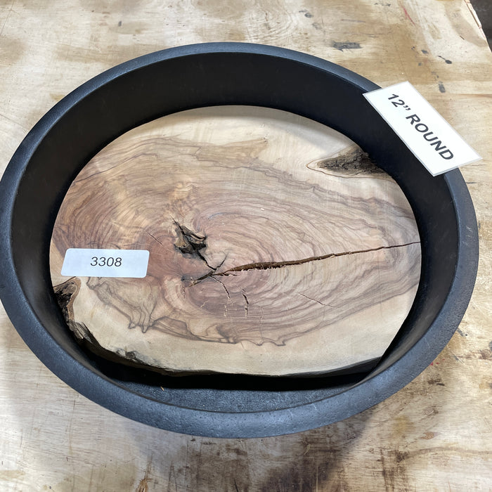 Olive Wood Slices Collection 4 (12" Round)