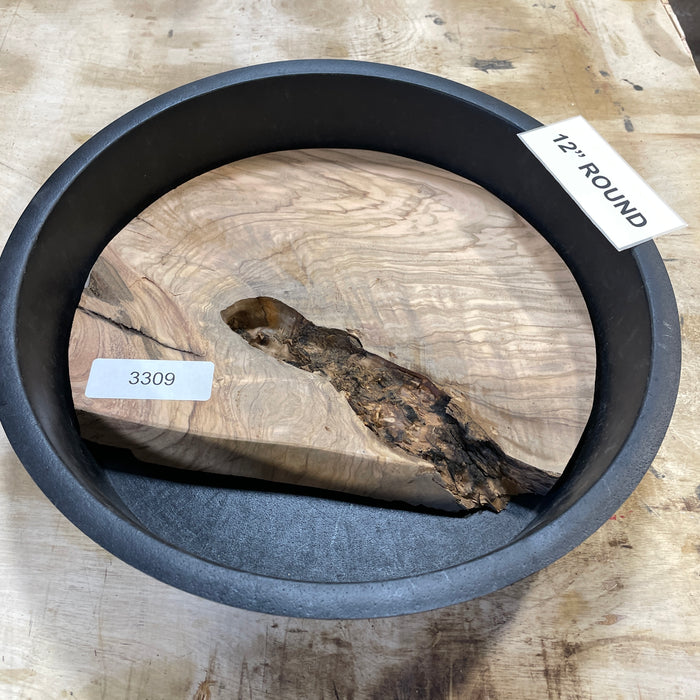 Olive Wood Slices Collection 4 (12" Round)