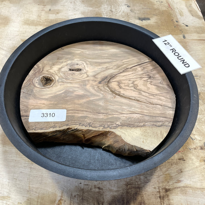 Olive Wood Slices Collection 4 (12" Round)