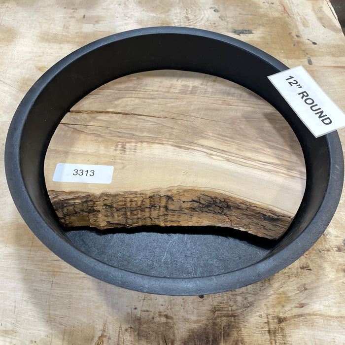 Olive Wood Slices Collection 4 (12" Round)