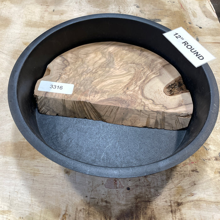 Olive Wood Slices Collection 4 (12" Round)