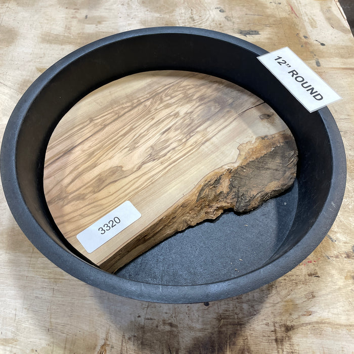 Olive Wood Slices Collection 4 (12" Round)