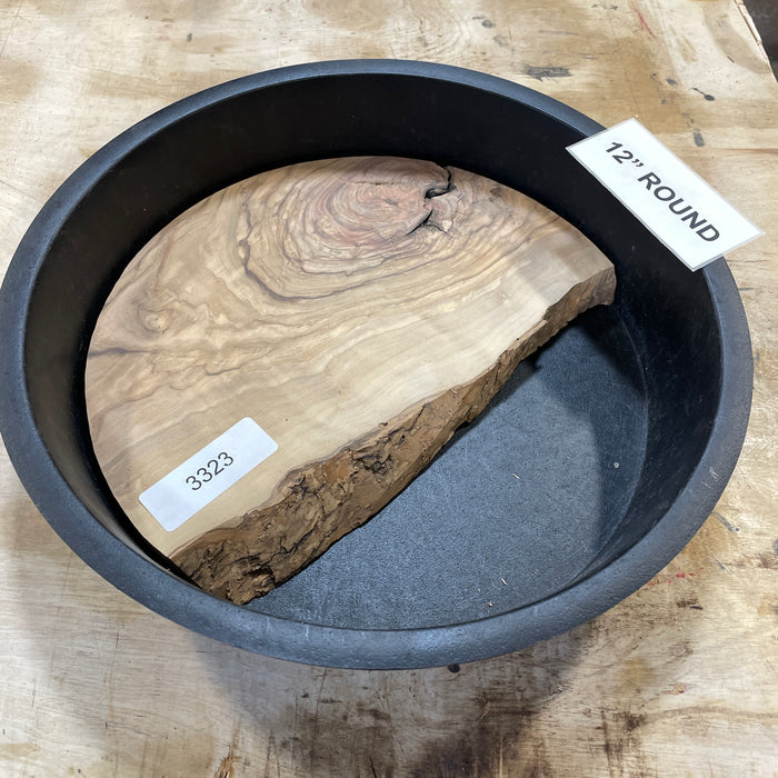 Olive Wood Slices Collection 4 (12" Round)