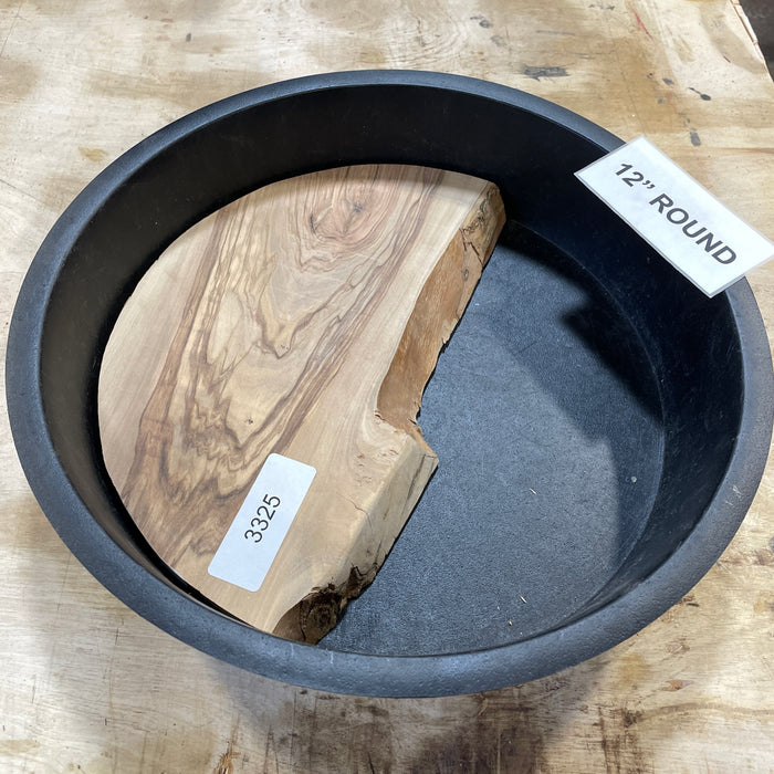 Olive Wood Slices Collection 4 (12" Round)