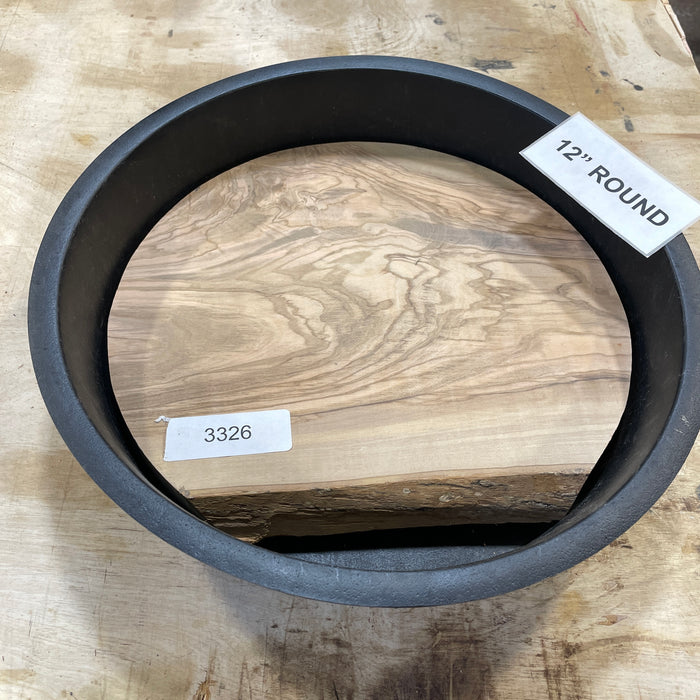 Olive Wood Slices Collection 4 (12" Round)