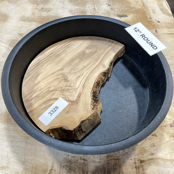 Olive Wood Slices Collection 4 (12" Round)