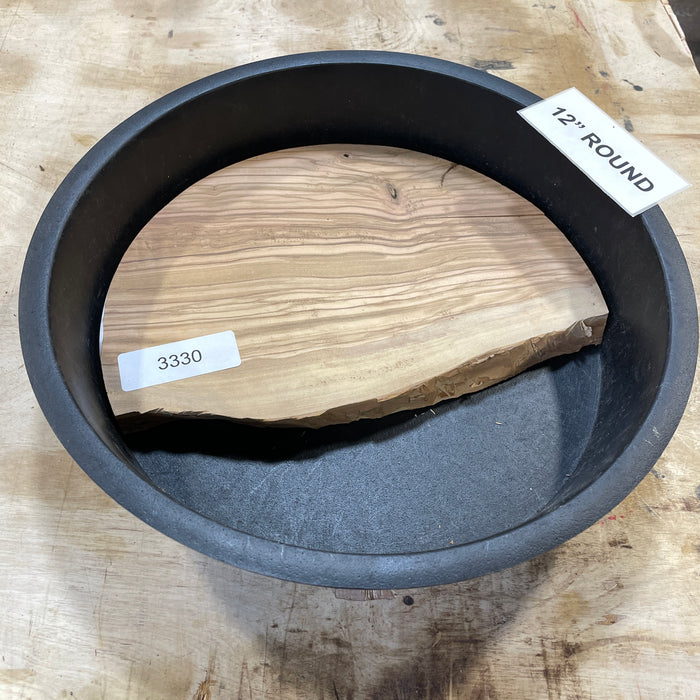 Olive Wood Slices Collection 4 (12" Round)