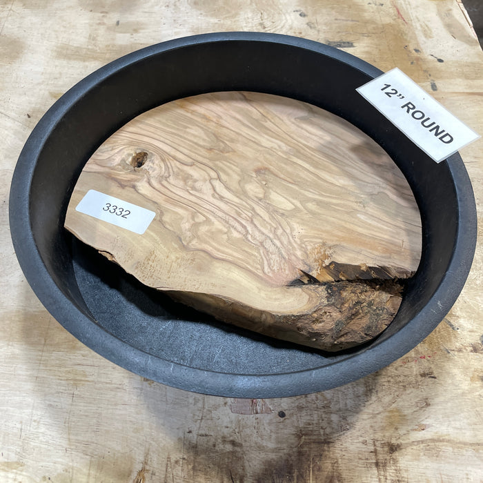 Olive Wood Slices Collection 4 (12" Round)