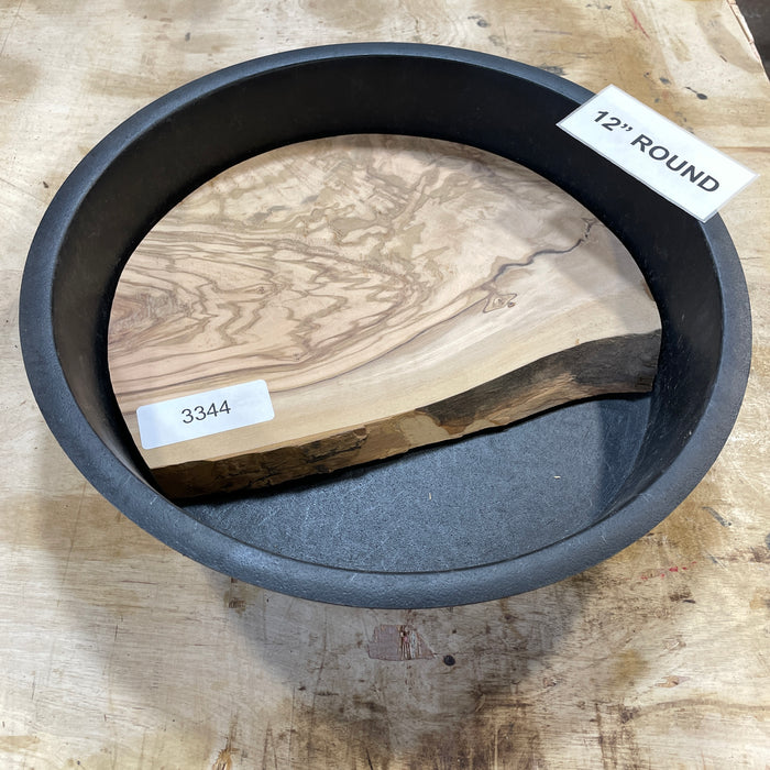 Olive Wood Slices Collection 4 (12" Round)