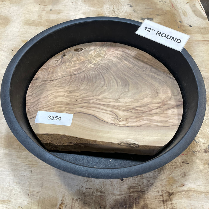 Olive Wood Slices Collection 4 (12" Round)