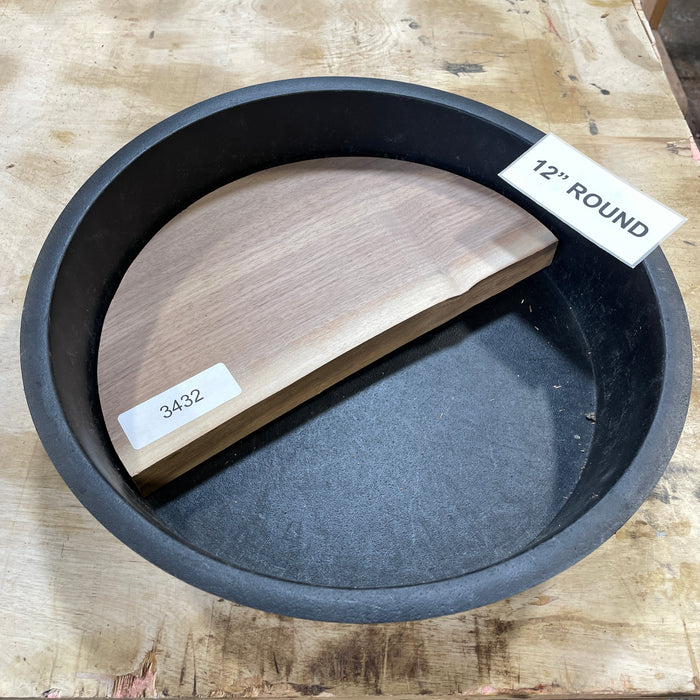 Walnut Slices Collection 5 (12" Round)