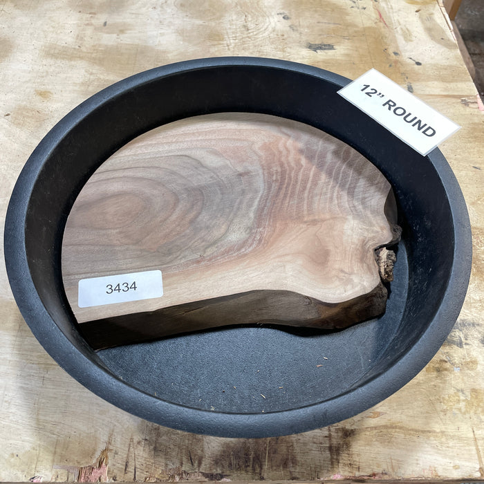 Walnut Slices Collection 5 (12" Round)