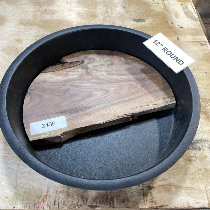 Walnut Slices Collection 5 (12" Round)