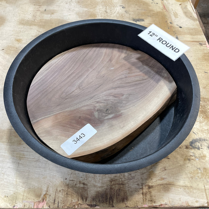 Walnut Slices Collection 5 (12" Round)