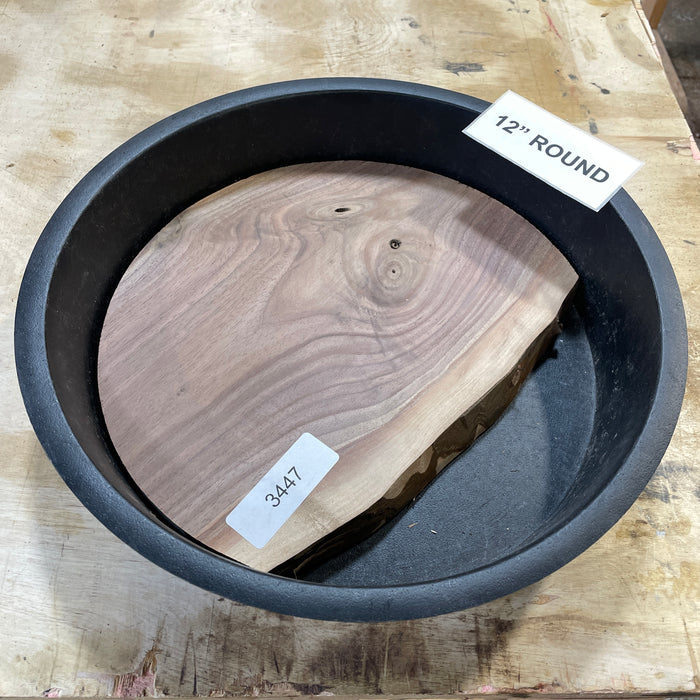 Walnut Slices Collection 5 (12" Round)